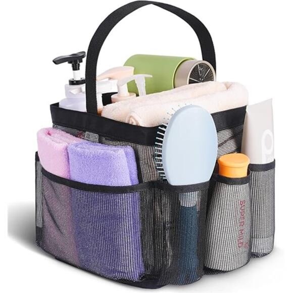 Shower Caddy Portable for College Dorm Room Essentials, 8-Pocket Large - Picture 8 of 8
